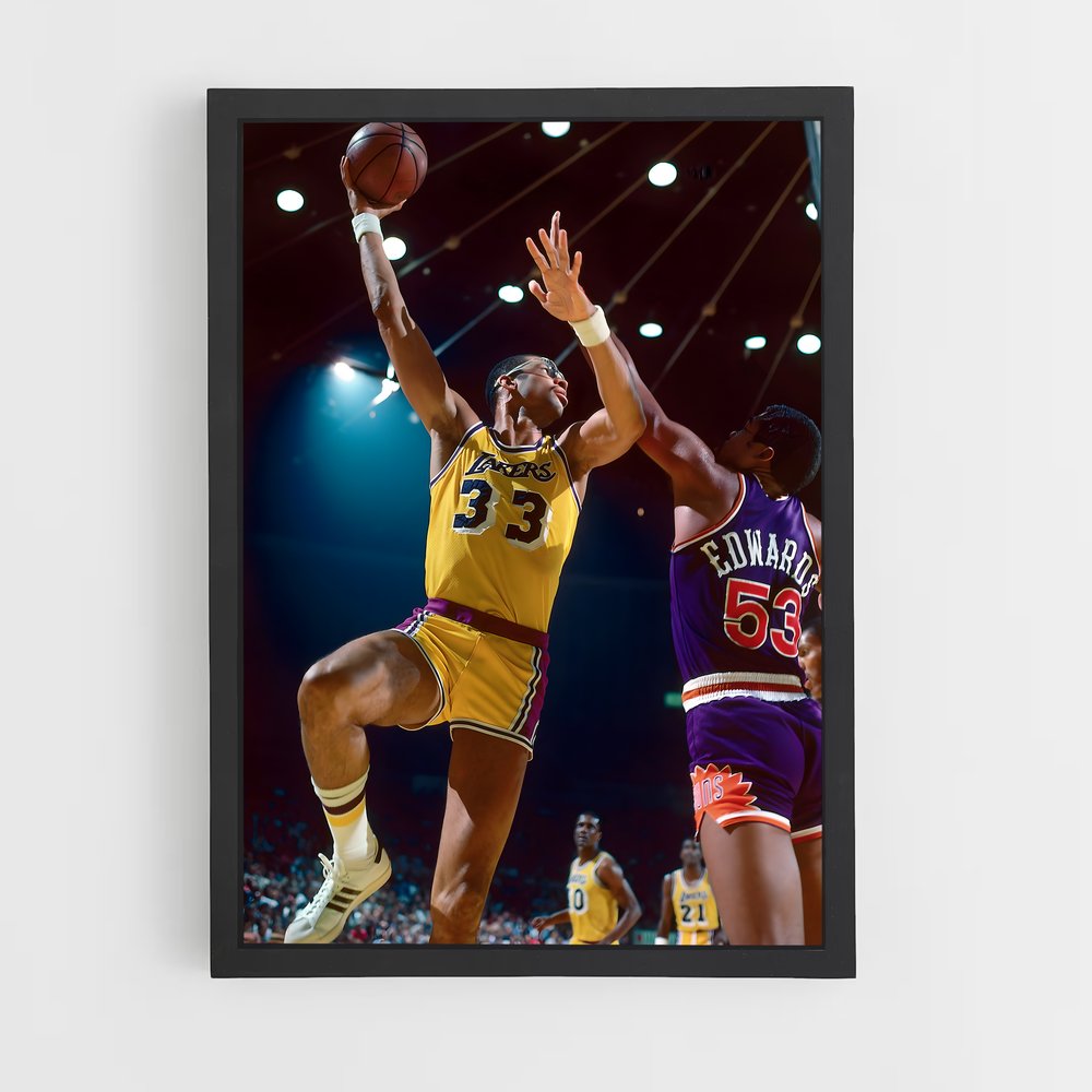 Poster L'Envol de Kareem – affiche Basketball (vue 2)